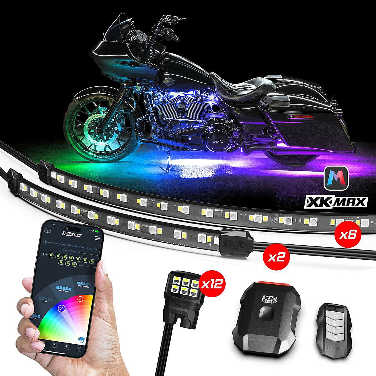 Xk Glow Xkmax LED Underglow Kit 20 Pc