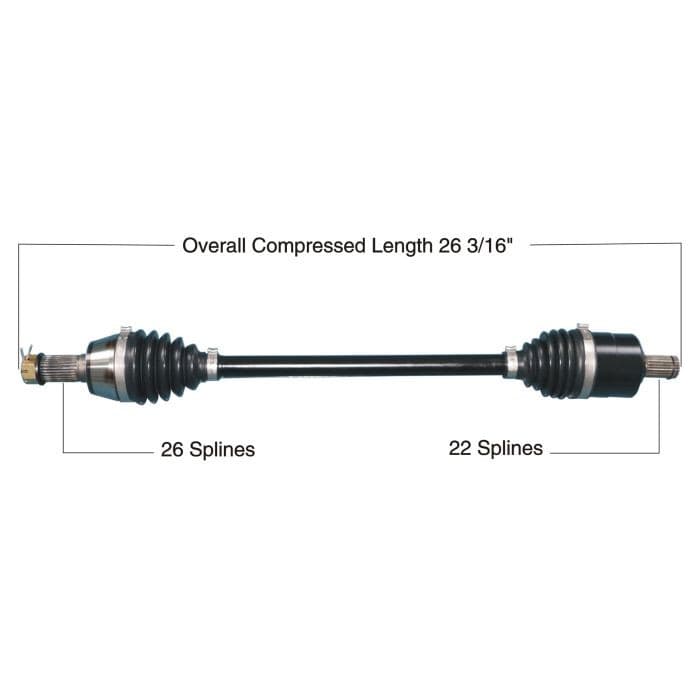 TYTANEUM HEAVY DUTY CV AXLE POLARIS FRONT LEFT / RIGHT
