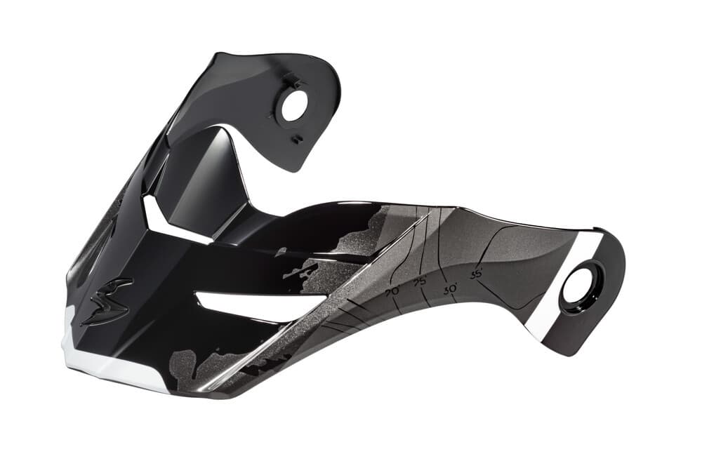 Scorpion Exo EXO-AT960 Peak Visor Topographic Black/White