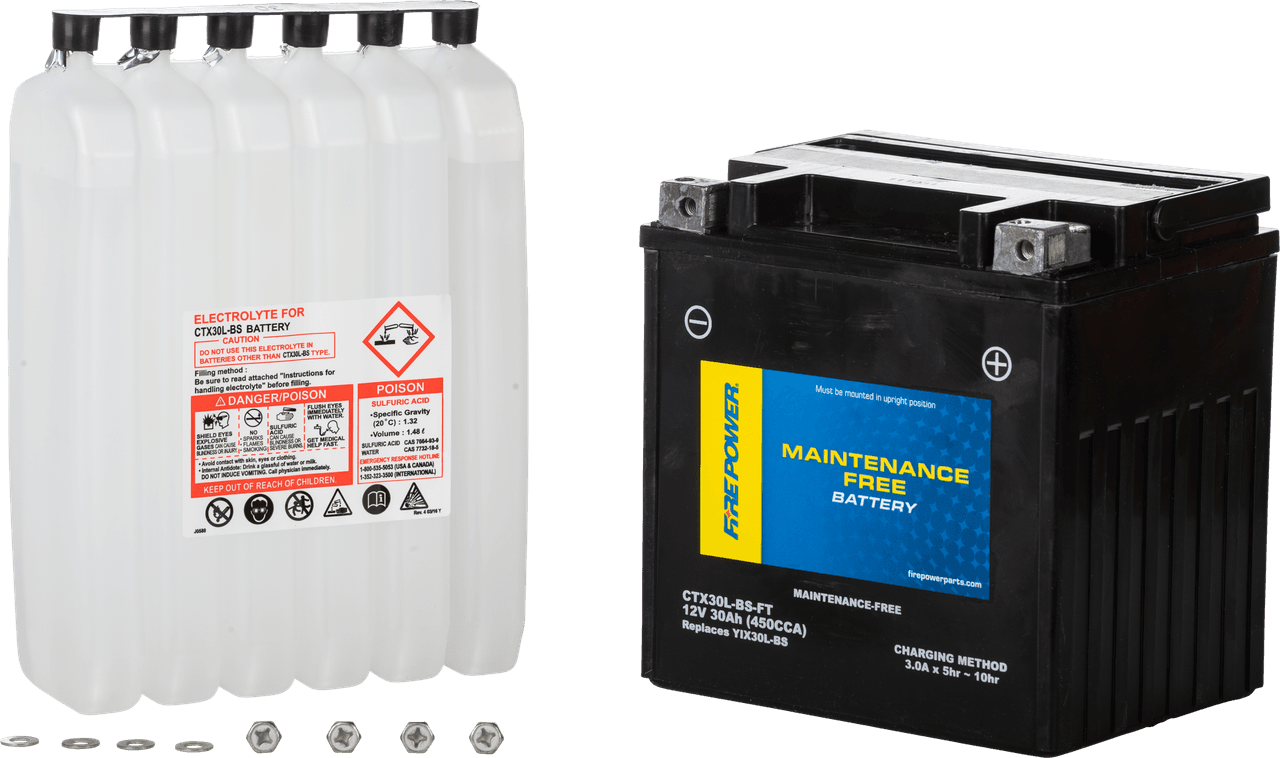 BATTERY CTX30L-BS-FT MAINTENANCE FREE