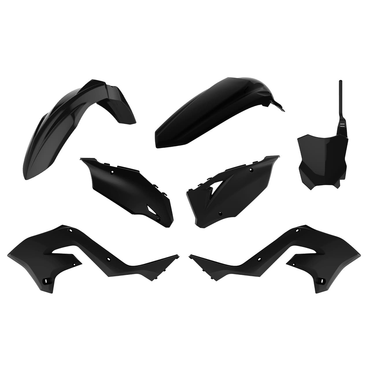 Polisport MX Restyling Kit Black Kawasaki