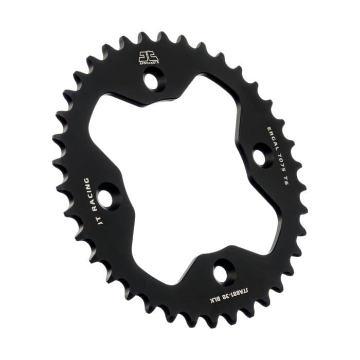 REAR ALLOY SPROCKET BLACK 38-TOOTH