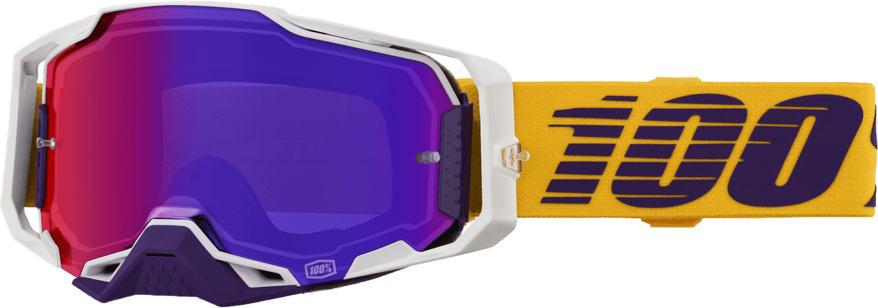 100-PERCENT Armega Goggle Difenbak Purple Mirror Lens