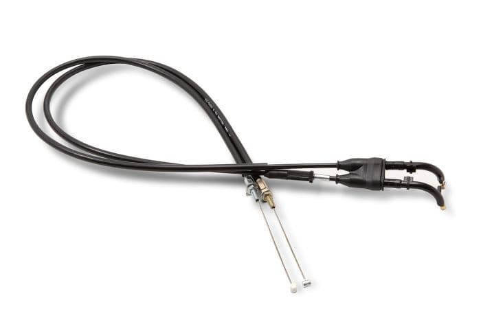 BLACK VINYL THROTTLE CABLE PUSH-PULL SET HON