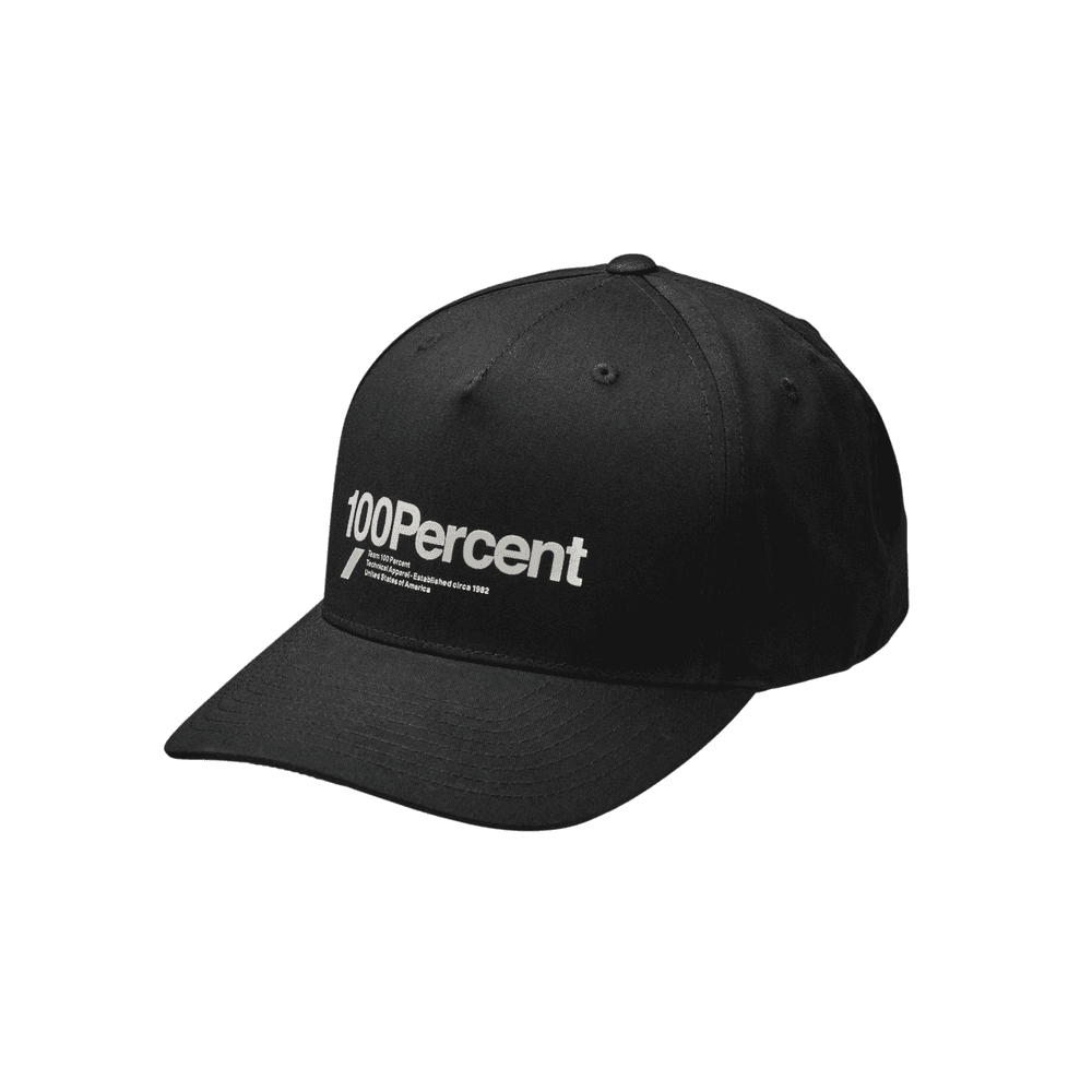 100-PERCENT Manifesto Snapback Cap Black