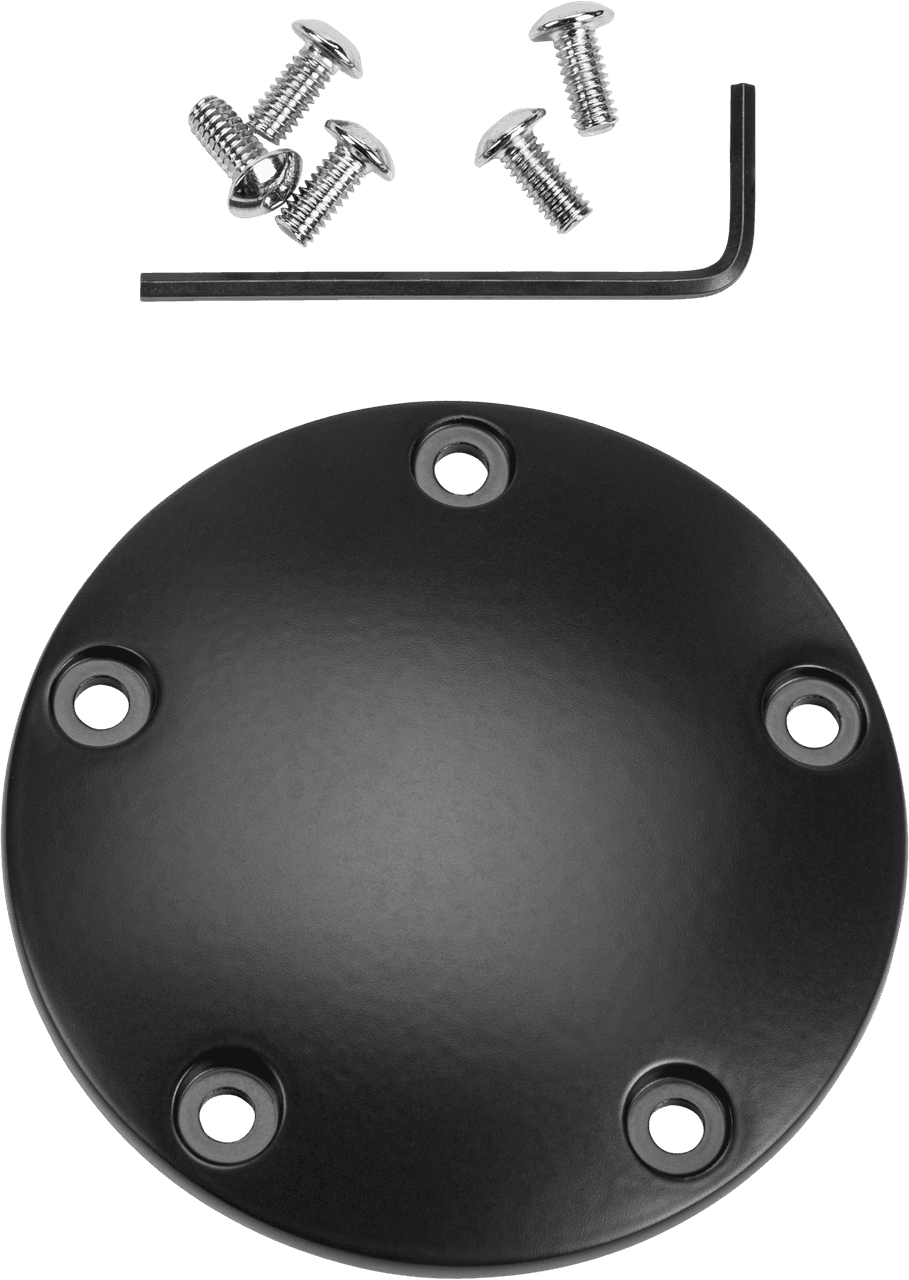 HardDrive Point Cover Satin Black 99-17 Twin Cam