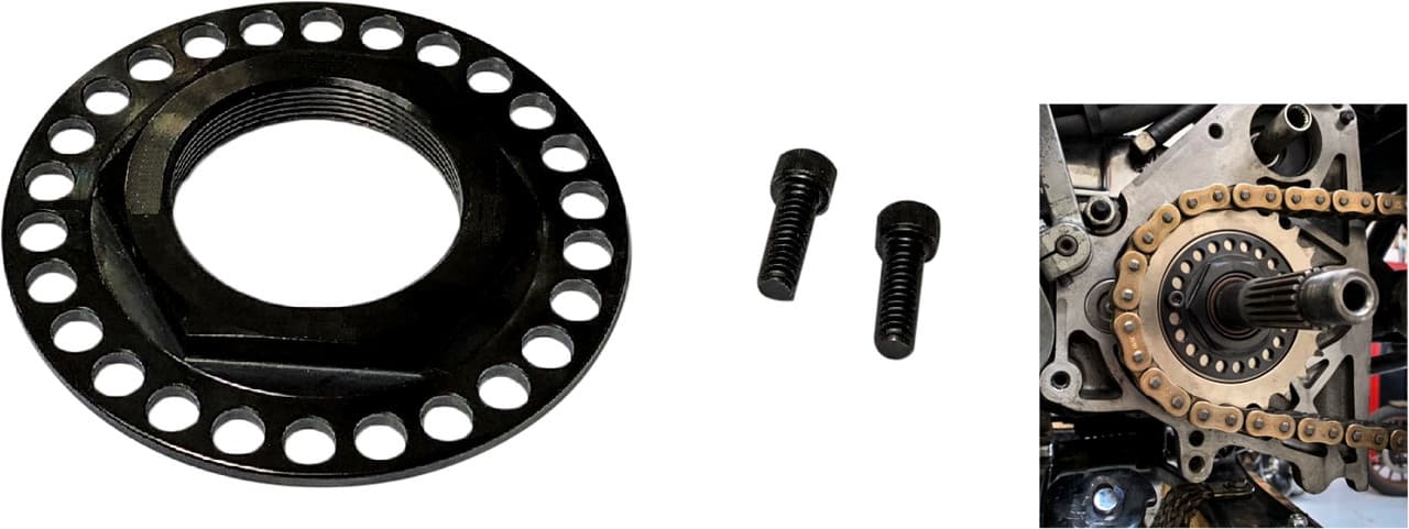 HardDrive Sprocket Lock Nut Kit `93-UP XL `93-06 Bt