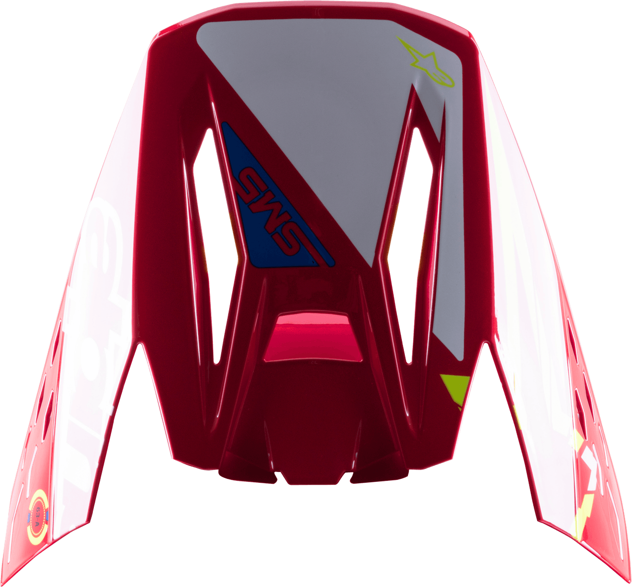 Alpinestars S-M5 Action Visor Red/White/Yellow
