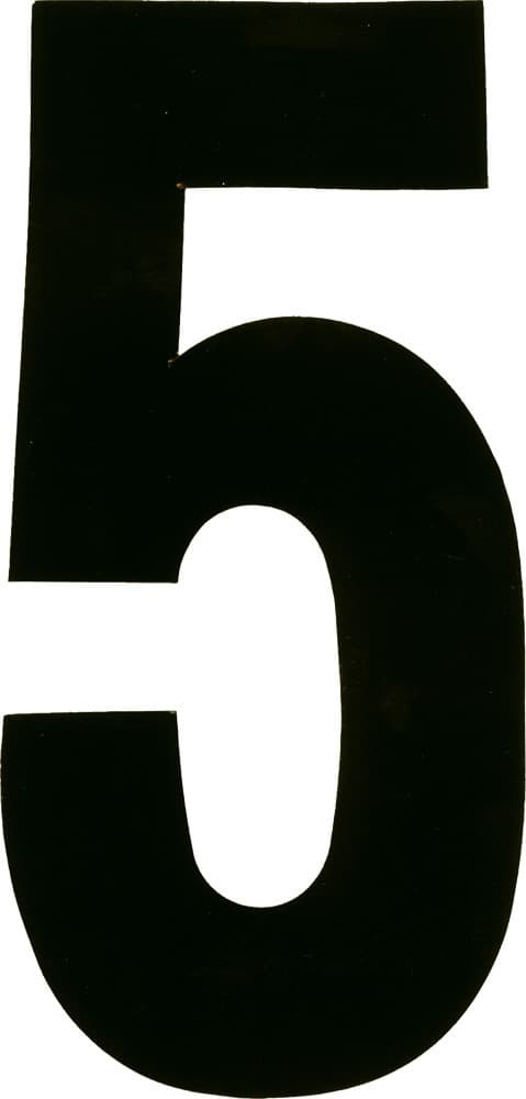 Dirt Digits #5 7" Black Extreme Digits 3/Pack