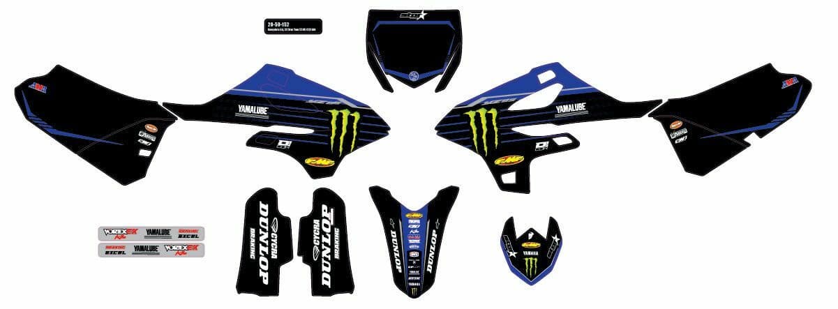 D-Cor Complete Kit 22 Star Yamaha White Bg
