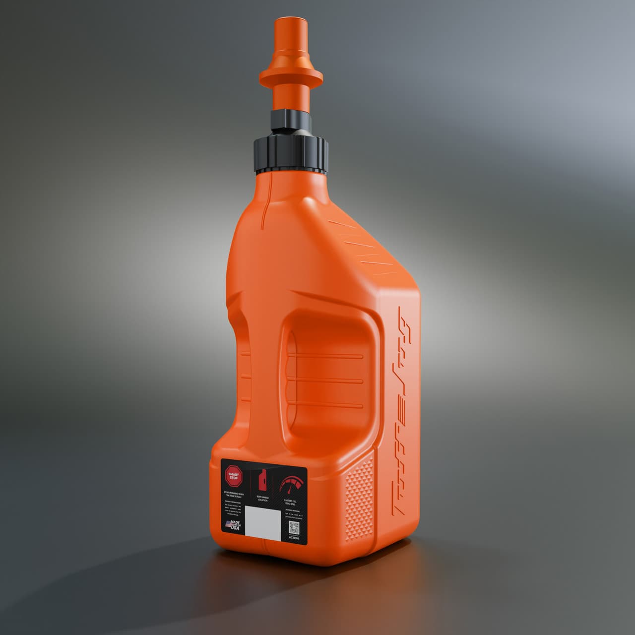 Tuff Jug Utility Container Orange W/ Orange Cap 2.5 Gal
