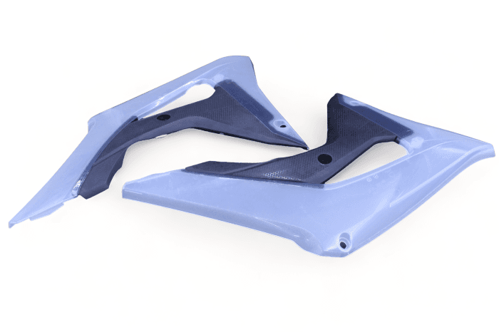POLISPORT RADIATOR SCOOPS HONDA, CLEAR 99