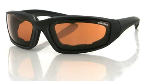 Bobster Foamerz Sunglasses 2 Black W/Amber Lens