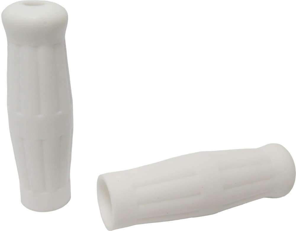 HardDrive Grips Old School White Without Throttle Sleeve