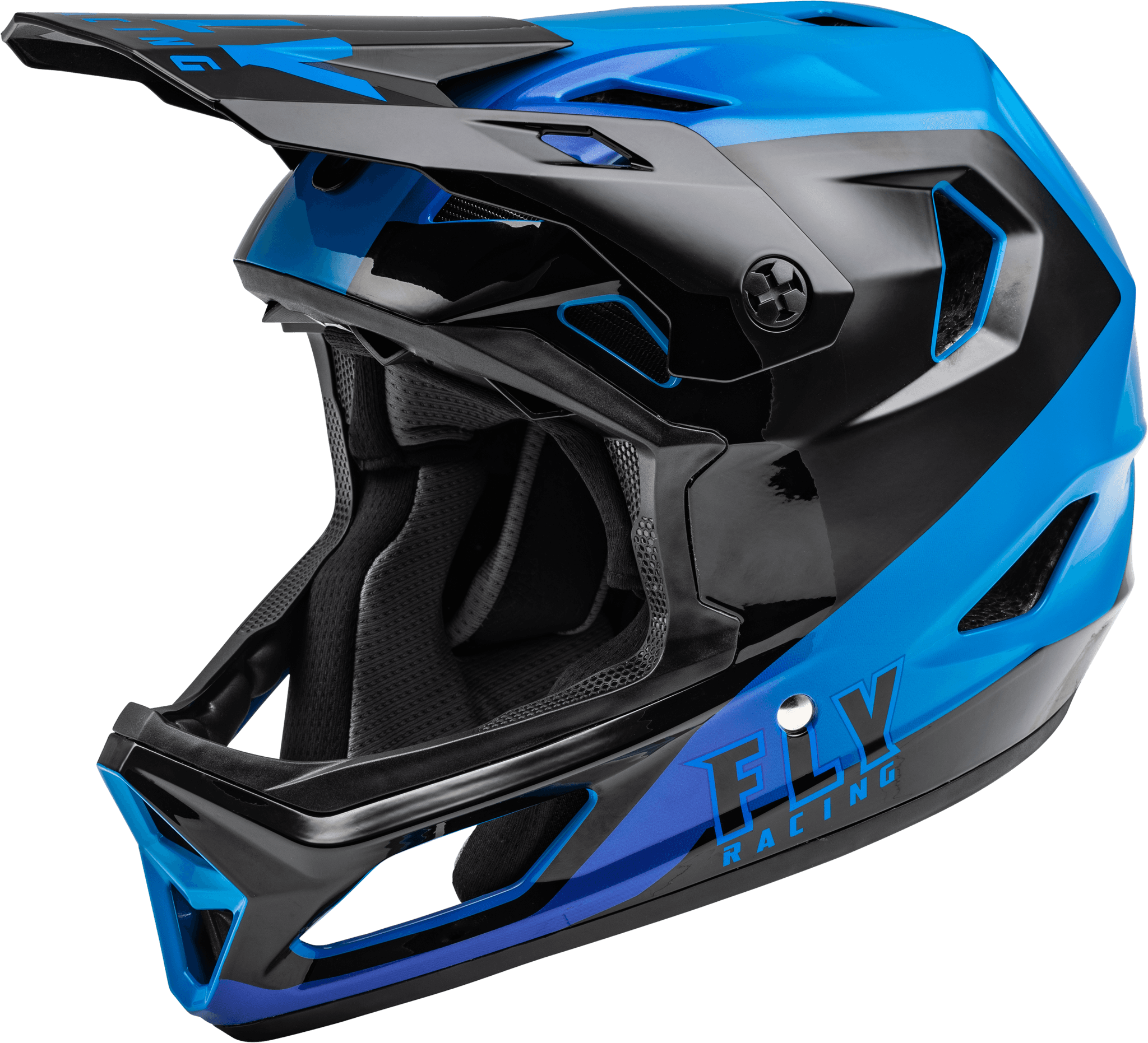 Fly Racing Rayce Bicycle Helmet Black/Blue SM