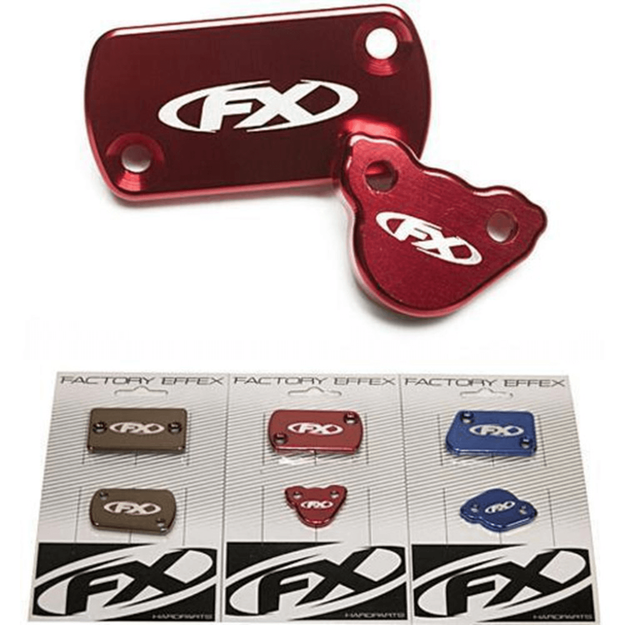 FX BRAKE RESERVOIR KITS (FRONT AND REAR RESERVOIR COVERS)