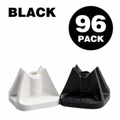 Stud Boy Super-Lite Pro Series Single Backers Black 0.75" 96/Pack