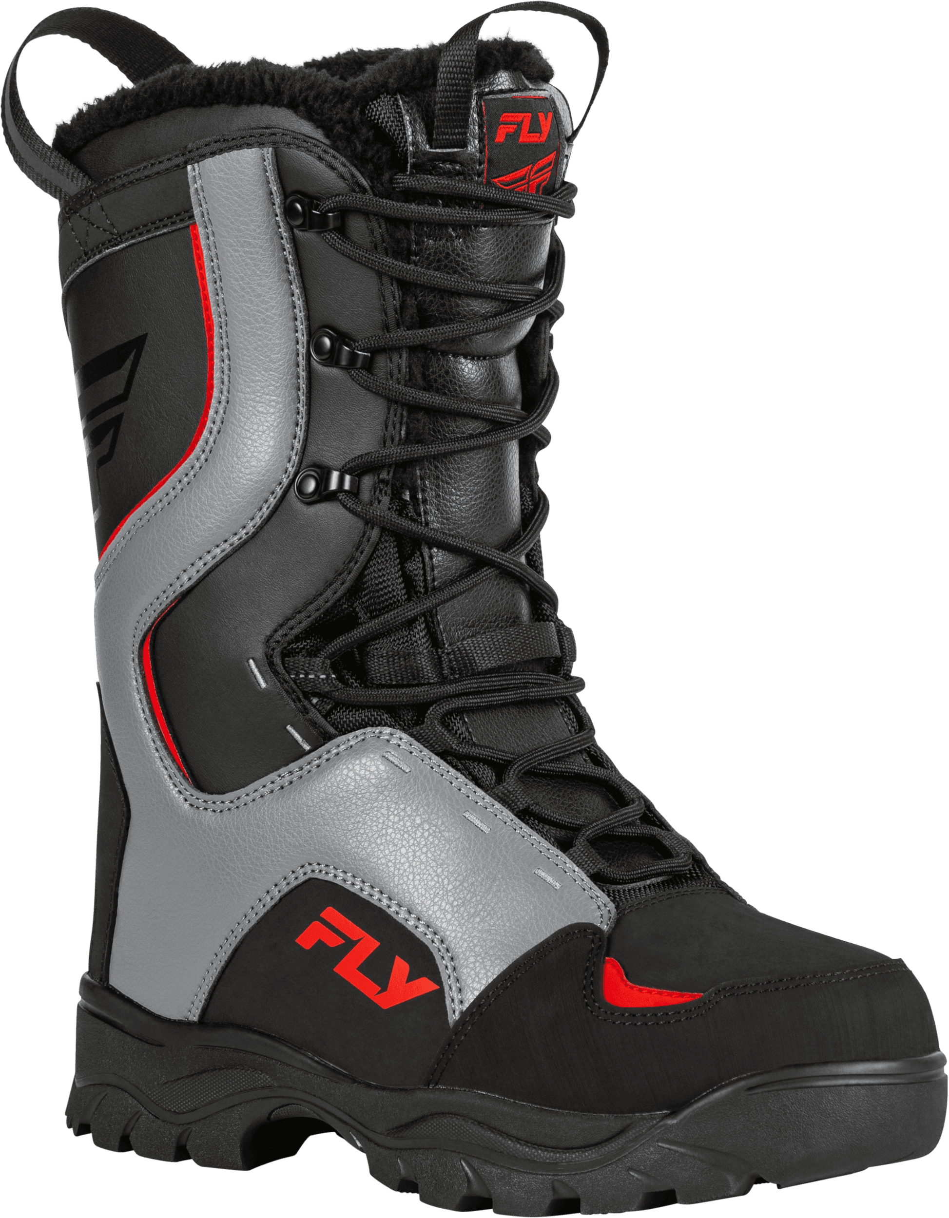 Fly Racing Marker Laced Boot Black/Red 9