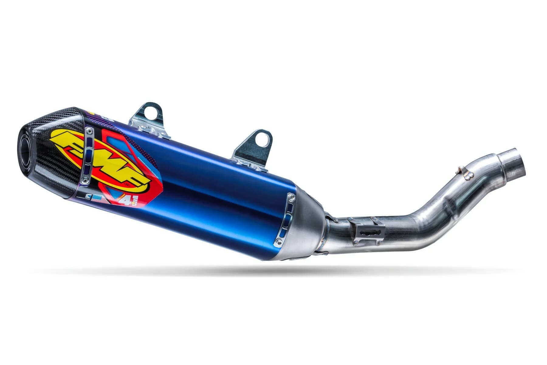 FMF Ano Ti Fact 4.1 Rct S/O Muffler/W R.C/F End Cap