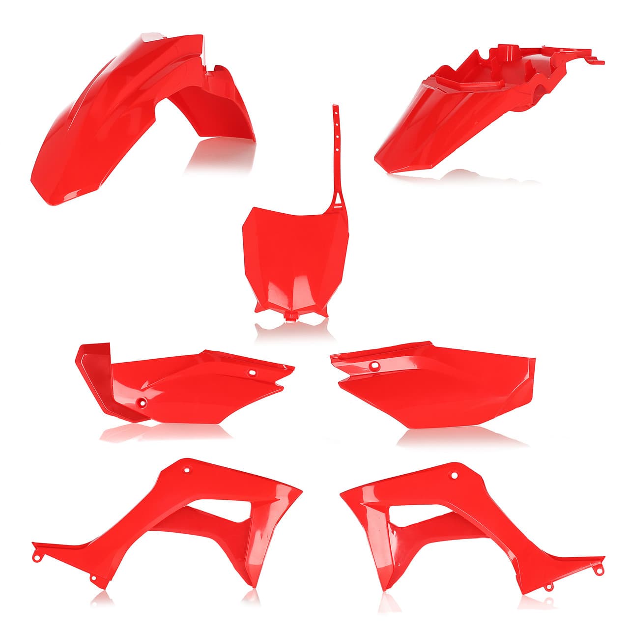 Acerbis Full Plastic Kit Honda Red