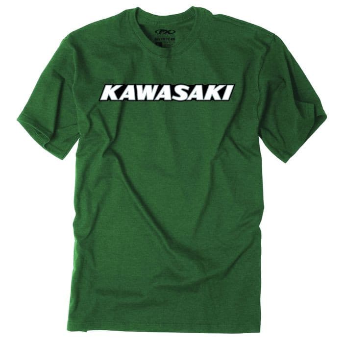 FACTORY EFFEX KAWASAKI VINTAGE T-SHIRT / FOREST GREEN M