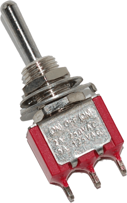 Namz Custom Cycle Mini Air Ride Toggle Switch 5-AMP 1/4" Hole