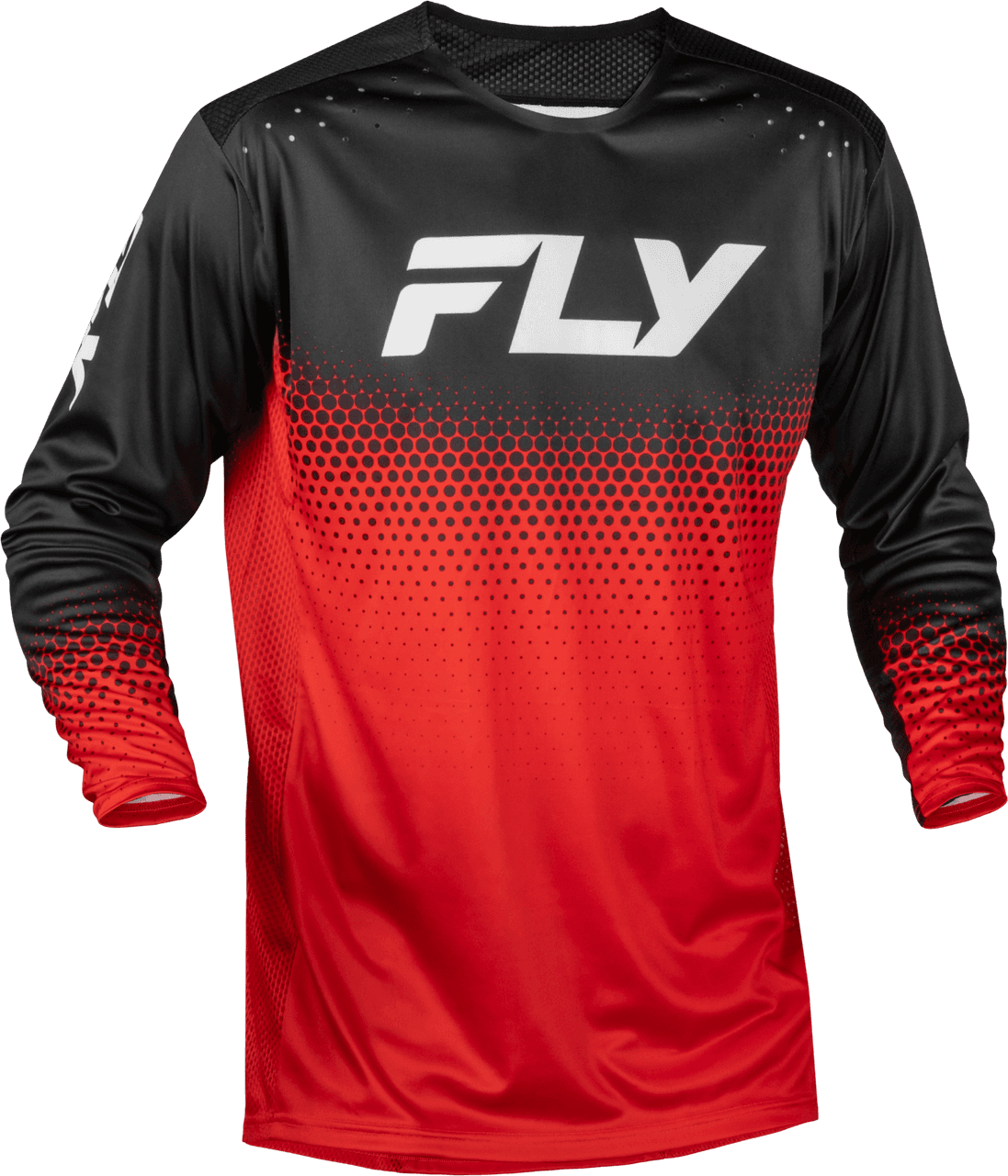 Fly Racing Youth Rayce Sonar Bicycle Jersey Red/Black/White YM