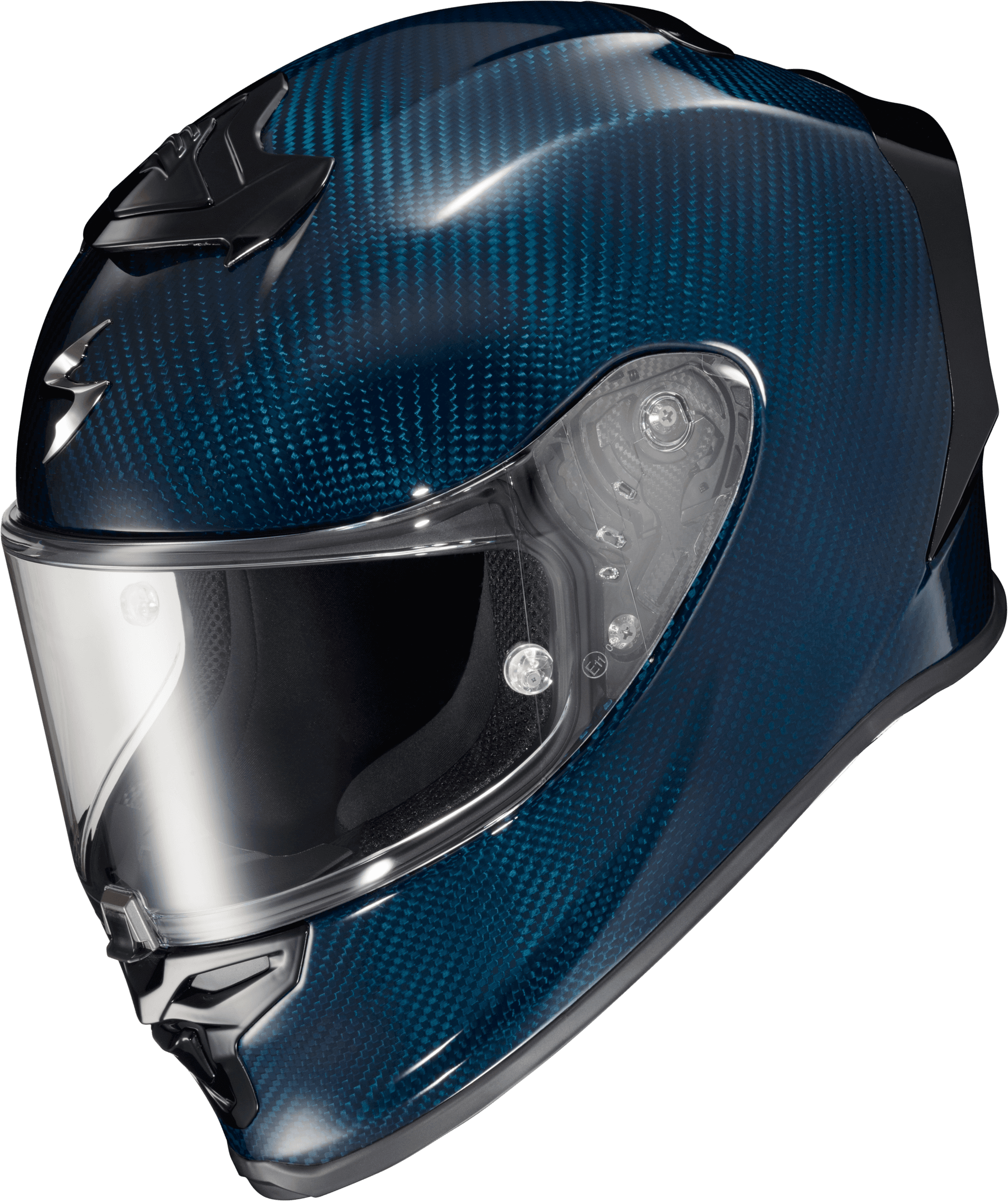 Scorpion Exo EXO-R1 Air Full Face Helmet Carbon Blue XS