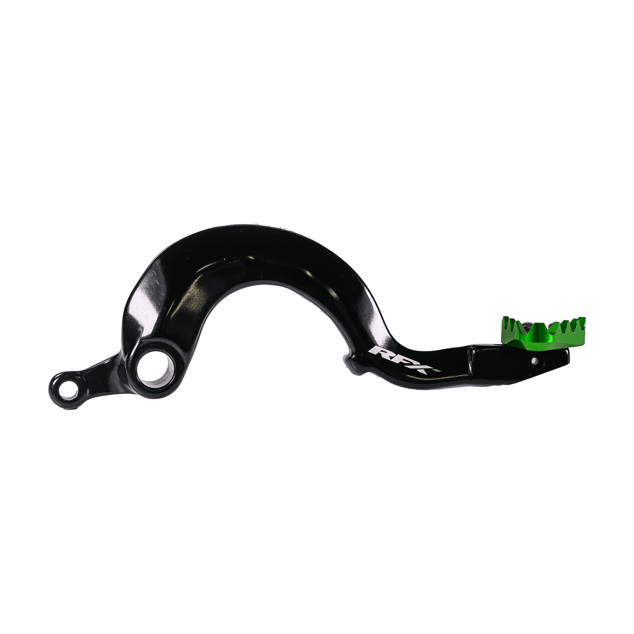 RFX Rear Brake Pedal Green Solid-Tip Kawasaki