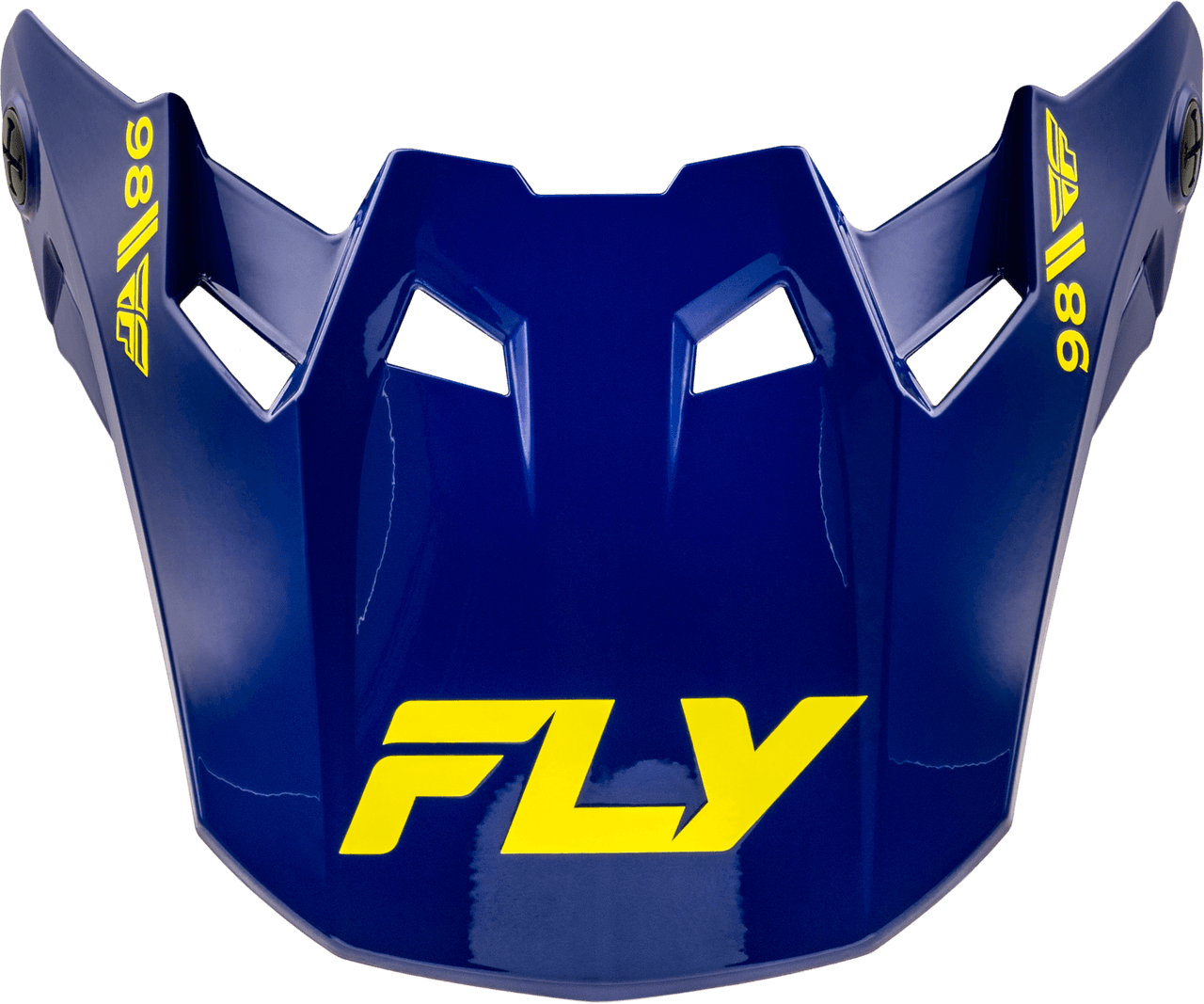 Fly Racing Formula Cc Objective Visor Navy/Yellow MD/LG