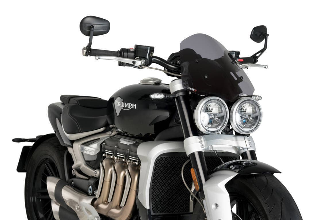 Puig Windscreen Naked New Gen Touring Dark Smoke Tri