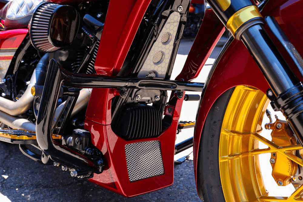 Baggernation Mini Monkey Engine Guard Black `09-22 Flh/Flt