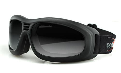 TOURING 2 GOGGLE, BLACK FRAME, ANTI-FOG SMOKED LENSES