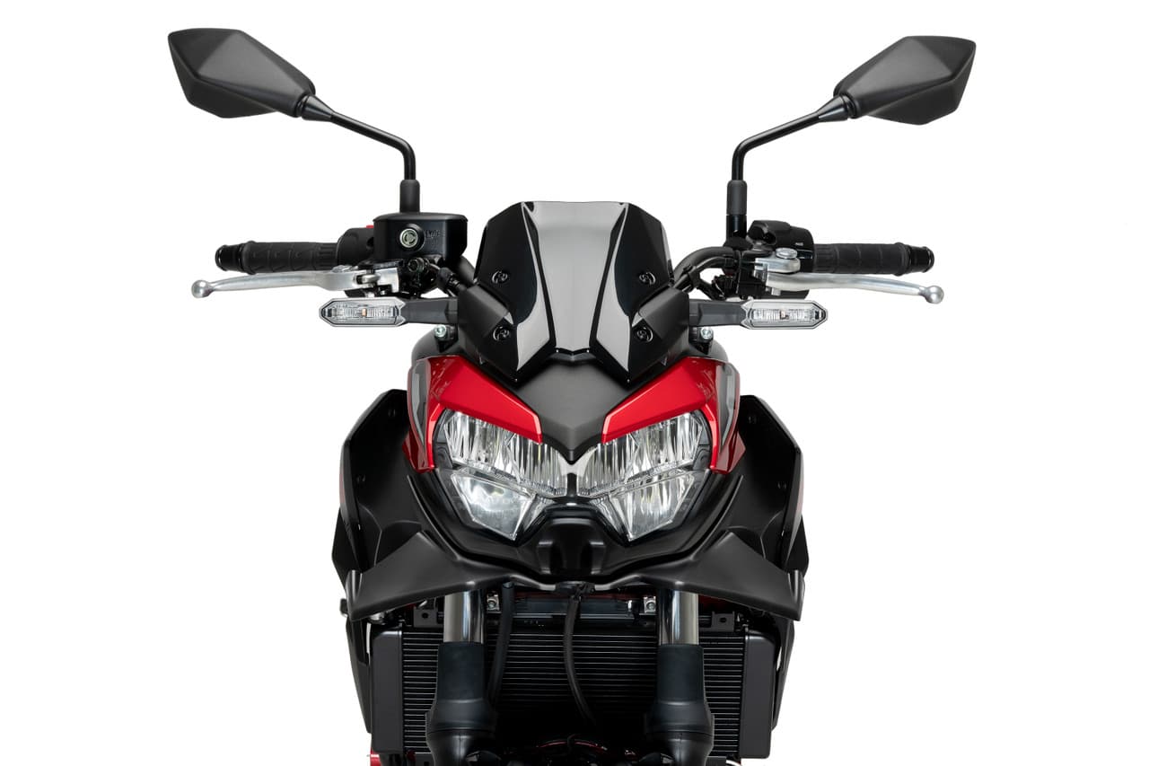 Puig Downforce Front Spoiler Matte Black Kawasaki