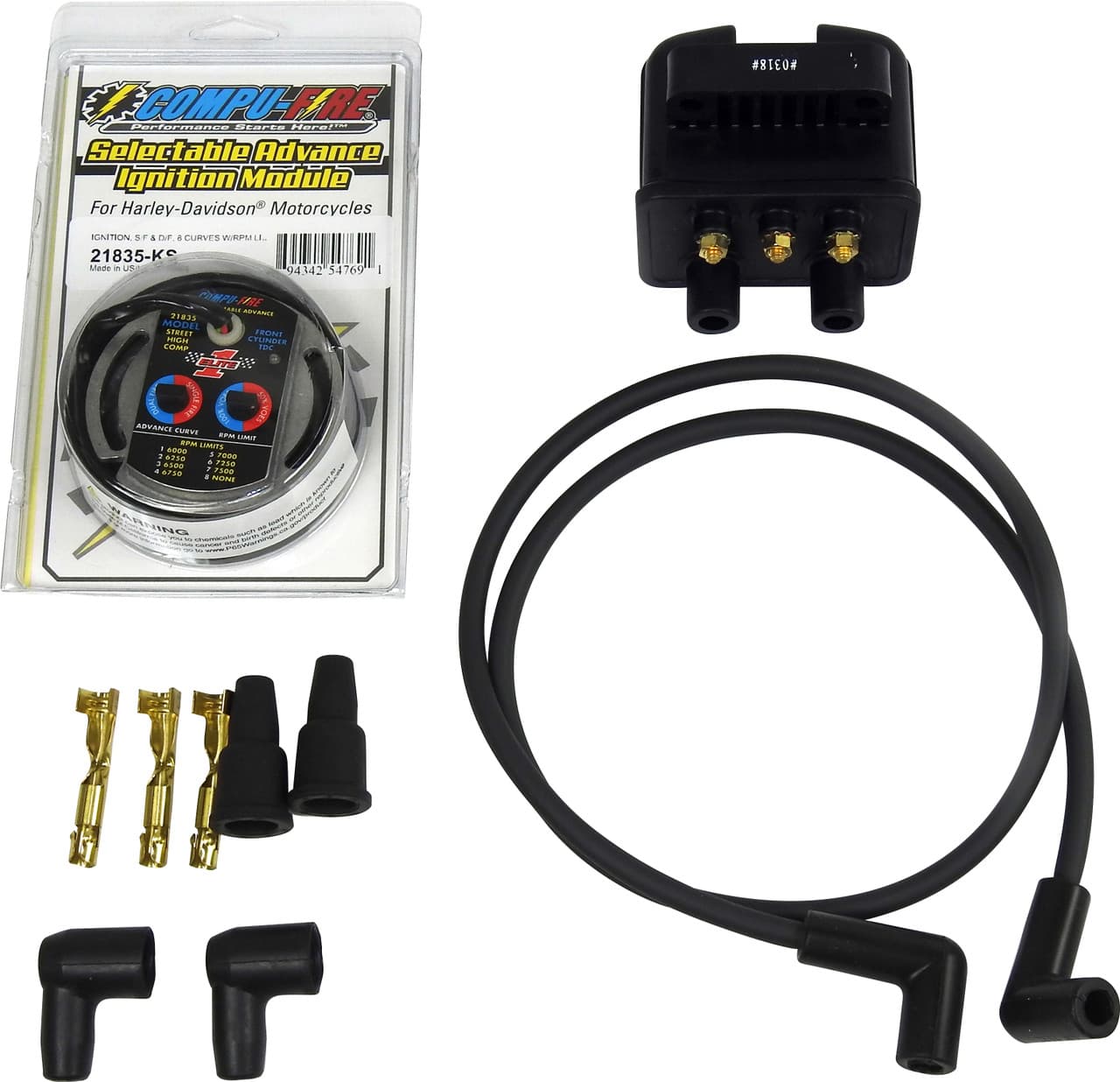 Compufire Ignition Kit Single/Dual Fire K/S `70-99 Bt (Except EFI)
