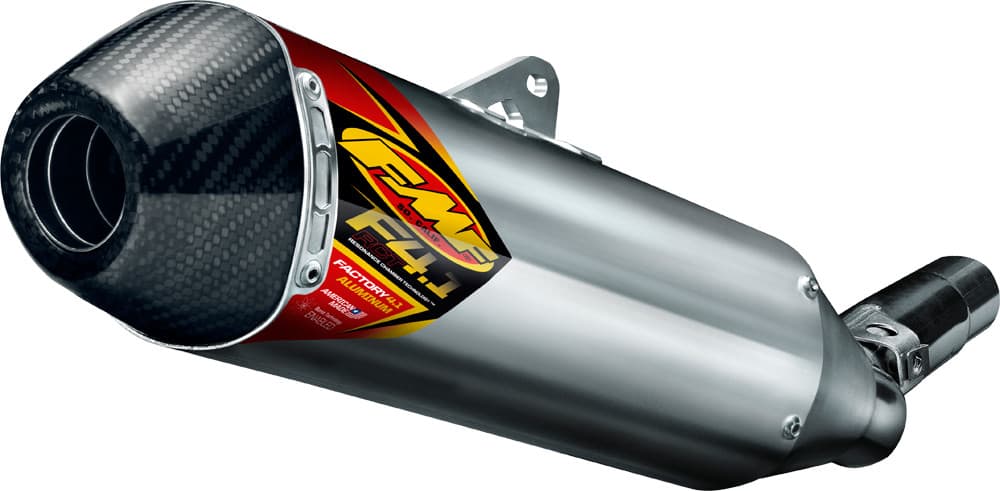 FMF Aluminum Factory 4.1 Rct Slip-On W/Carbon Endcap