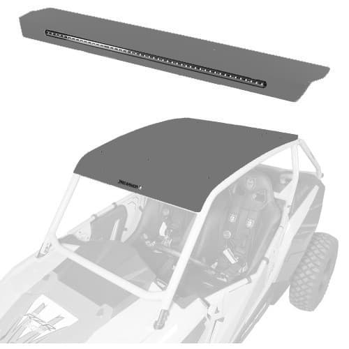 Pro Armor Asylum Roof W/ Light Bar Stealth Grey