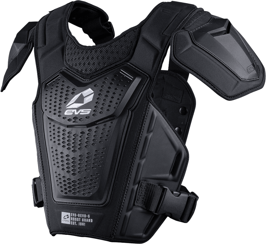 EVS Revo 5 Roost Deflector Black/White LG/XL