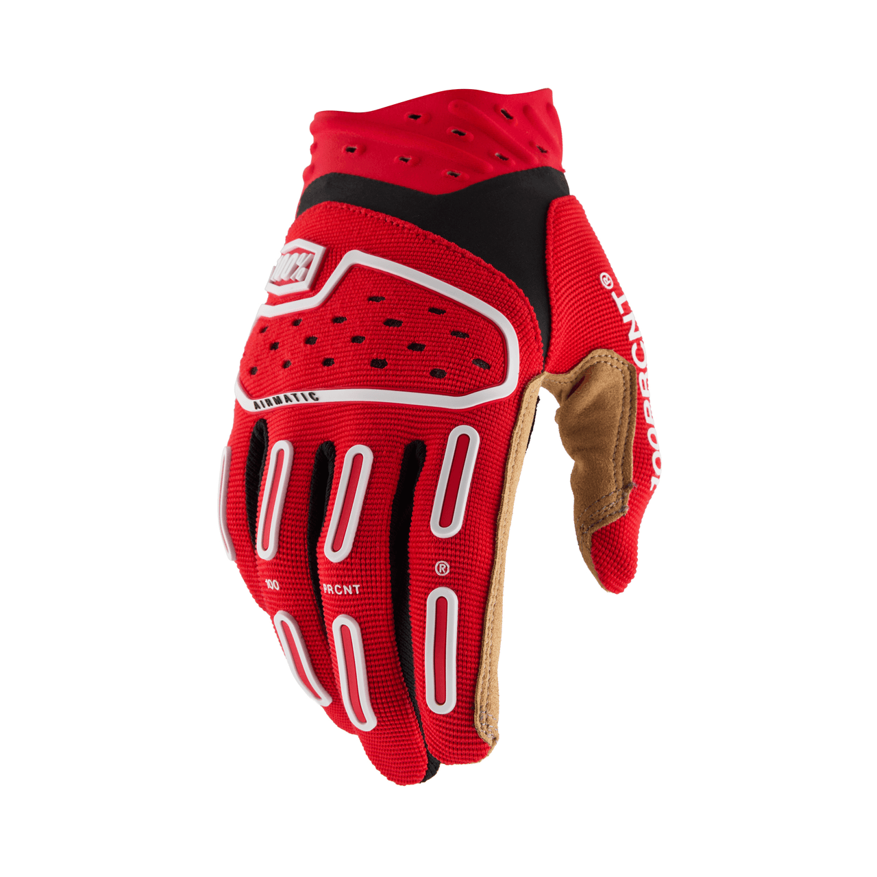 100-PERCENT Airmatic 2 Gloves Red/Black MD