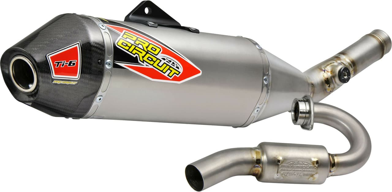 Pro Circuit TI-6 Titanium System W/Car Cap Kawasaki 250F