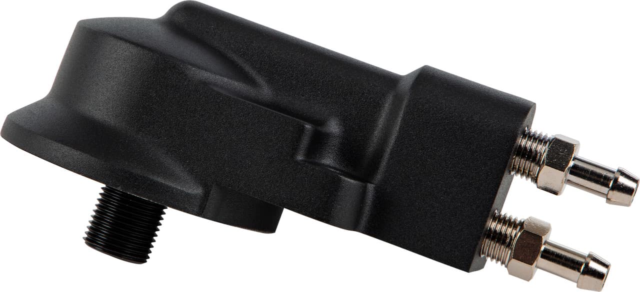 HardDrive Oil Filter Housing Evo 92-99 Black Wrinkle