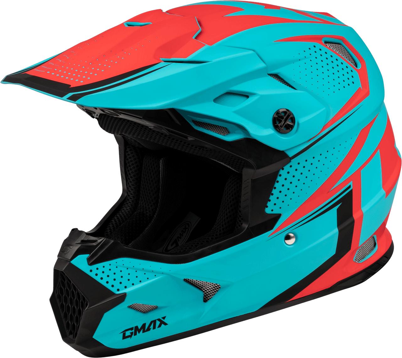 Gmax MX-96 502 Helmet Matte Blue/Red MD
