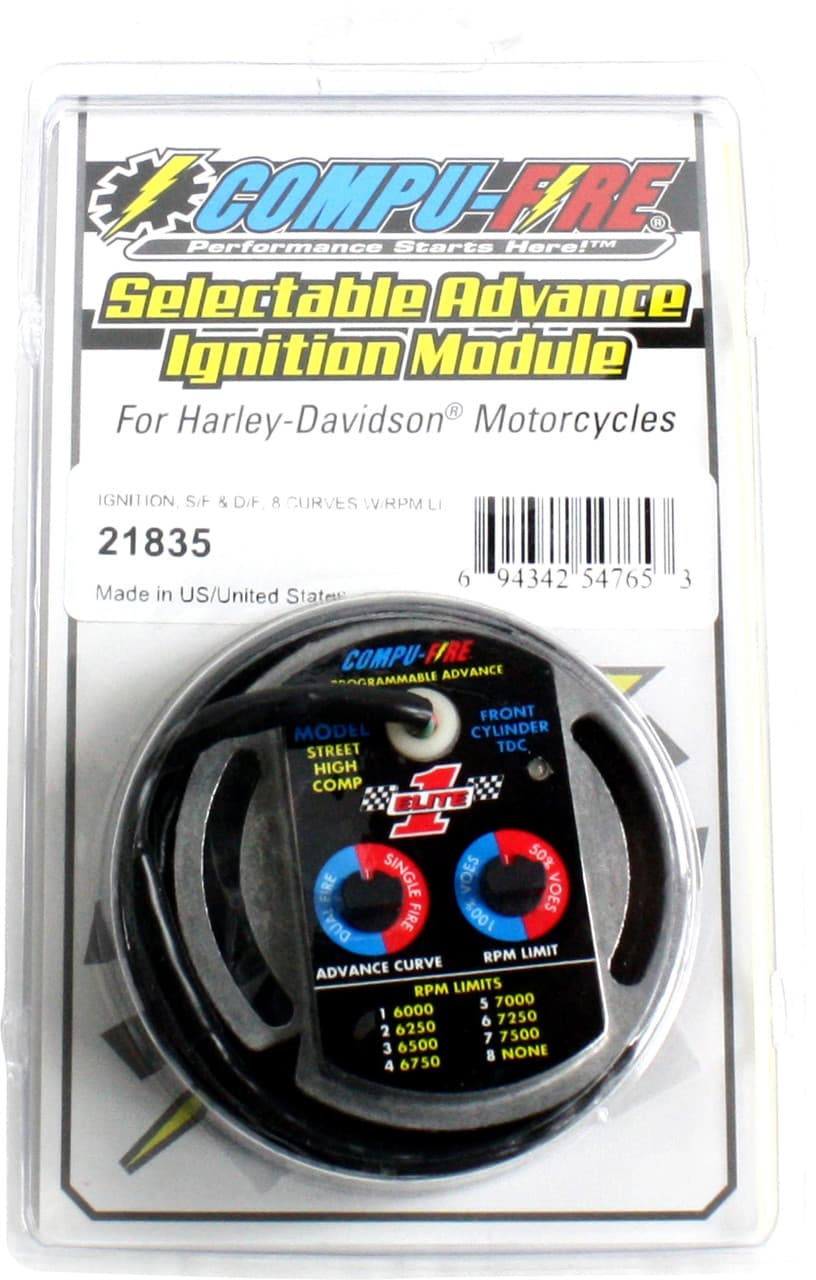 Compufire Ignition Kit Single/Dual Fire Hi PERF.`70-99 Bt `71-01 XL
