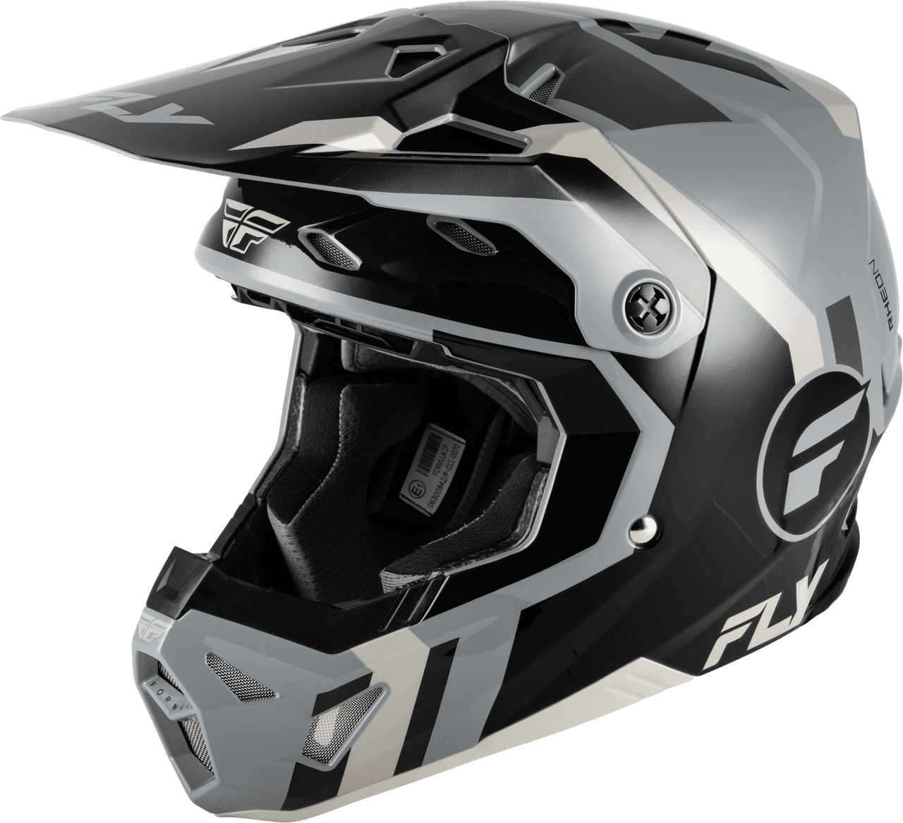 Fly Racing Youth Formula Cp Seal Helmet Black/Grey/Light Grey YL