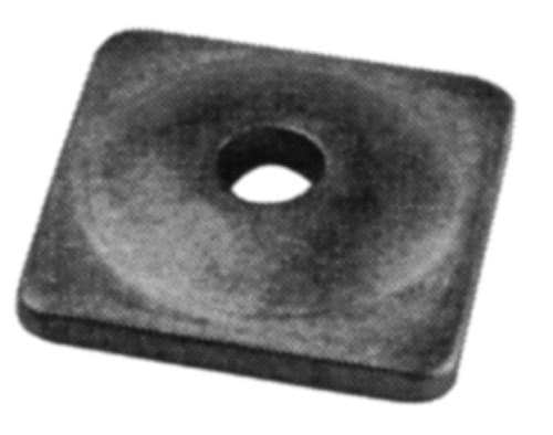 Woodys Digger Support Plates Square Alum. 5/16" 96/Pack