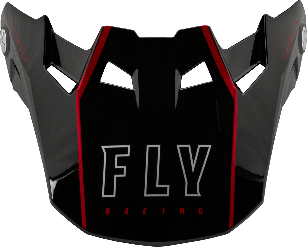 Fly Racing Formula Carbon Tracer Visor Red/Black YL/SM