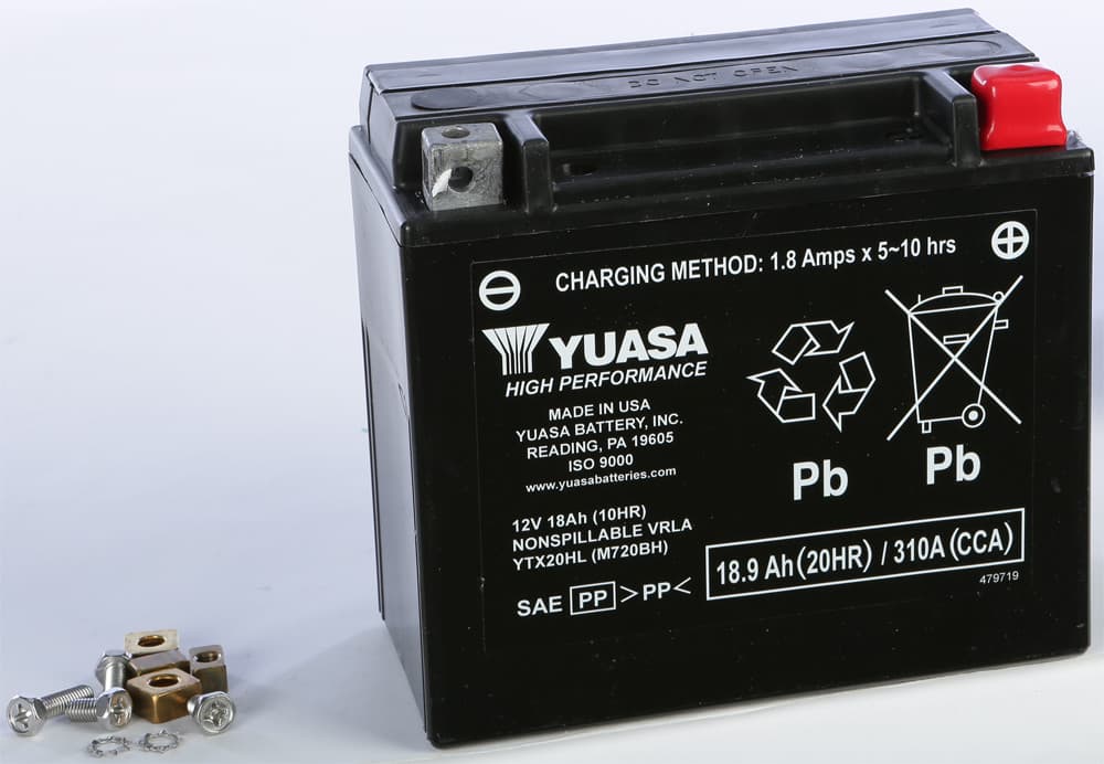 Yuasa Battery YTX20HL Sealed Factory Activated