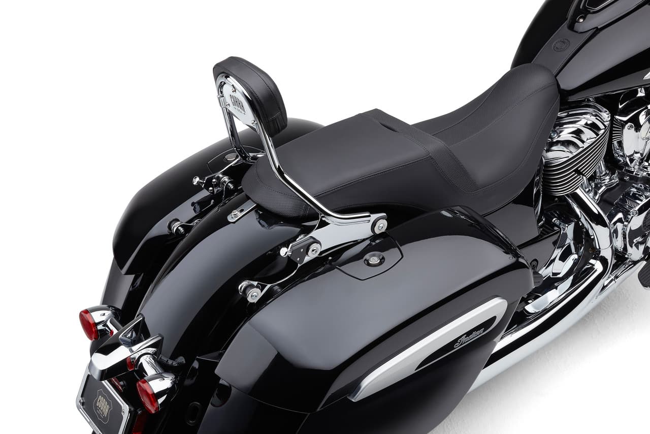 Cobra Detach Backrest-Tall Chrome Chieftain 14-25
