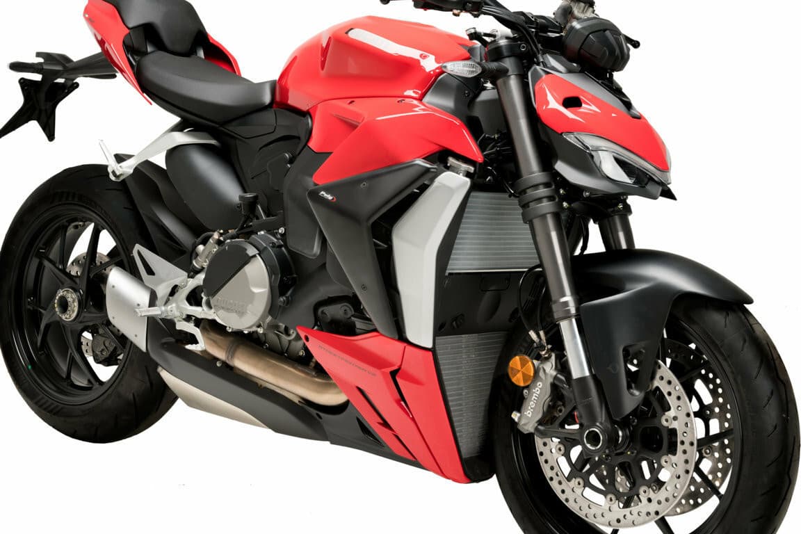 Puig Downforce Side Spoilers Black Ducati