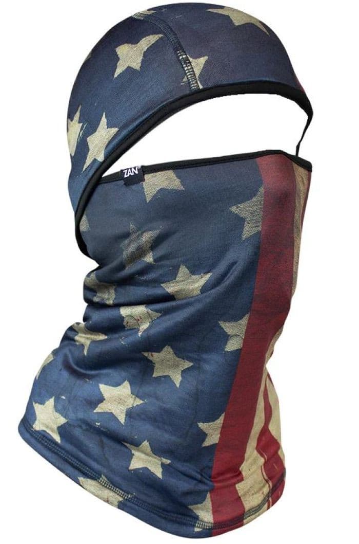 ZAN CONVERTIBLE BALACLAVA SPORTFLEX UPF50+ FLEECE PATRIOT